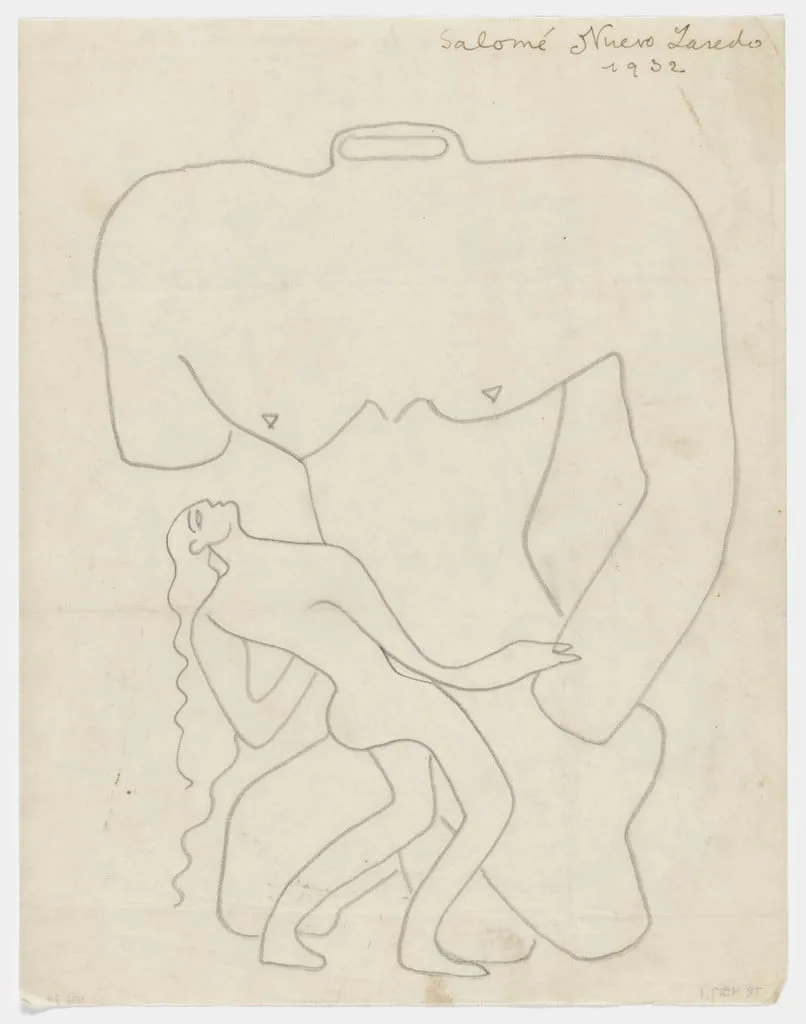 Untitled, by Sergei Eisenstein, graphite, 1932