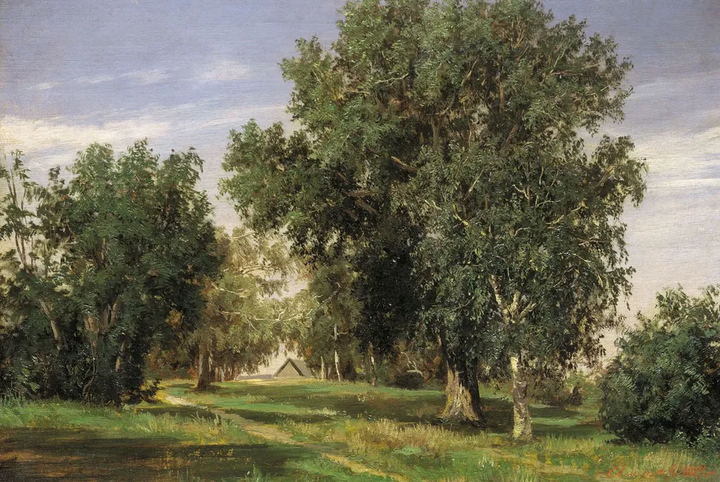 Forest Glade, by Sergey Ammosov, unspecified, 1869