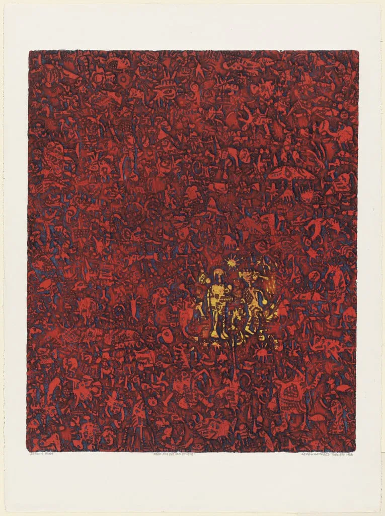 Untitled, by Sergio Gonzalez-Tornero, ink, 1966