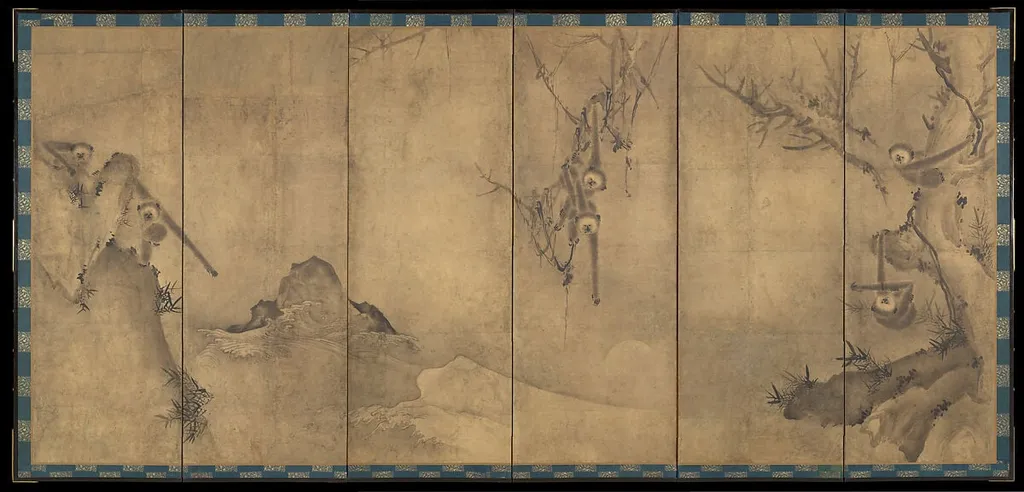 Untitled, by Sesson Shūkei, ink, 1570