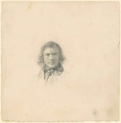 Self-Portrait [recto], by Seth Wells Cheney