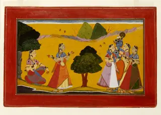 Radha and Krishna, by Seu Family