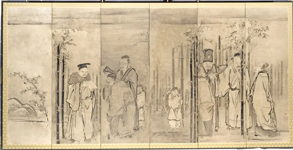 Seven Sages of the Bamboo Grove, 1649
