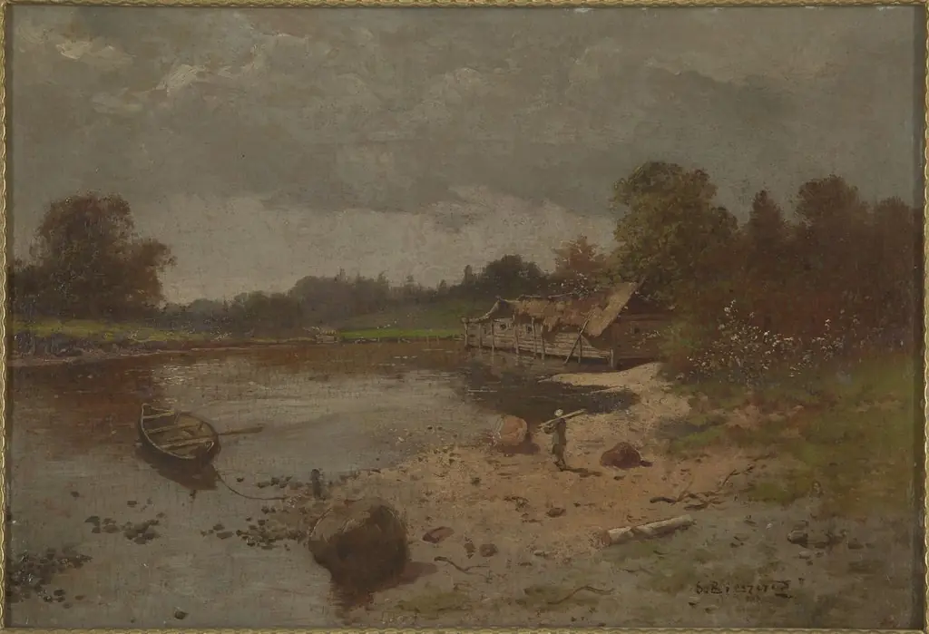 Landscape with a Pond, by Seweryn Bieszczad