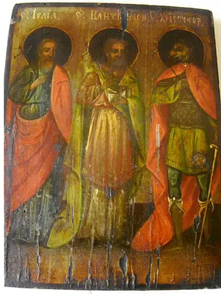 Sfinții Isaia, Pantelimon, Hristofor
