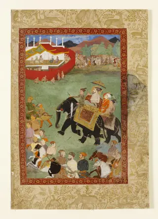 Shah Jahan and three sons