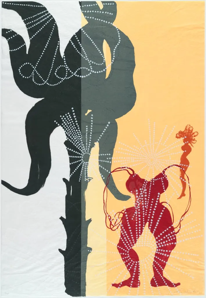 Untitled, by Shahzia Sikander, ink, 2001