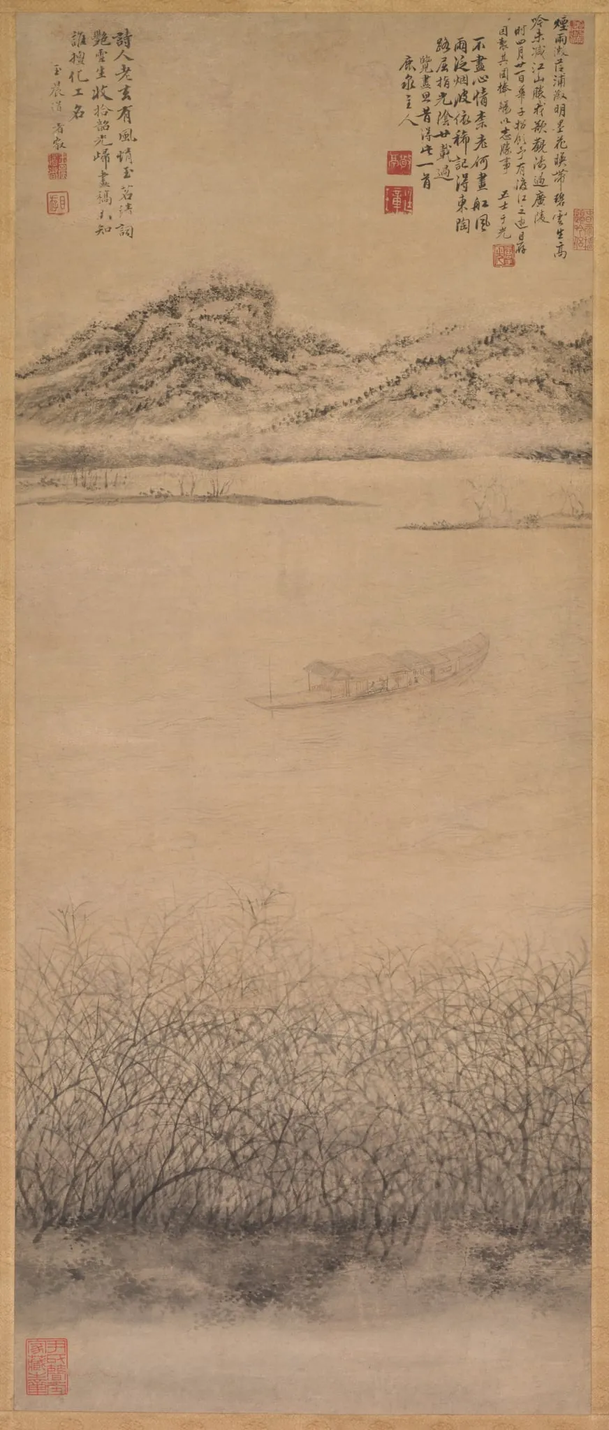 The Crossing of the Yangzi River, by Shang Rui, unspecified, 1710