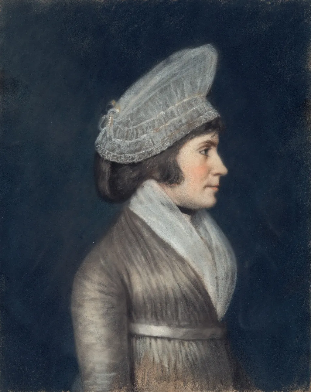 Mrs. John Bard, by Sharples Family, pastel, 1798