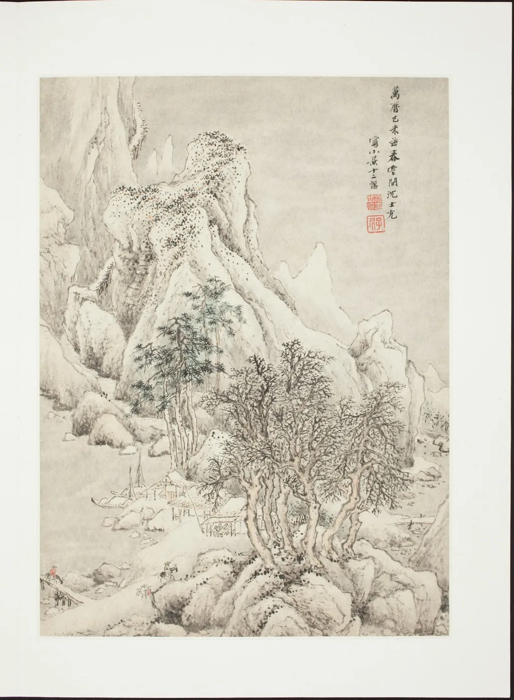 Landscapes After Old Masters, by Shen Shichong, unspecified, 1619