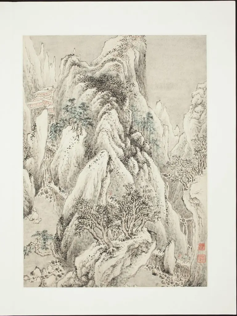 Landscapes After Old Masters, by Shen Shichong