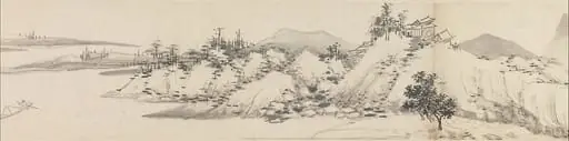 明 沈周 溪山秋色圖 卷|明 沈周 溪山秋色圖 卷明 楷書溪山秋色圖 引首|Autumn Colors among Streams and Mountains, by Shen Zhou