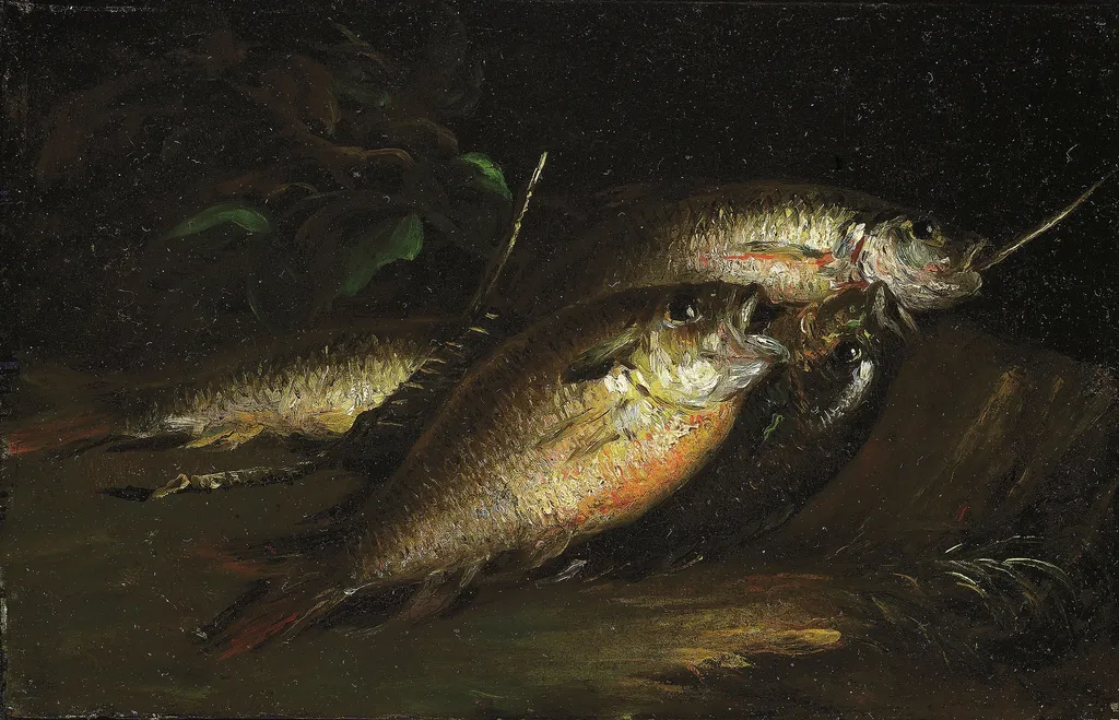 Fish, by Shepard Alonzo Mount, unspecified, 1842