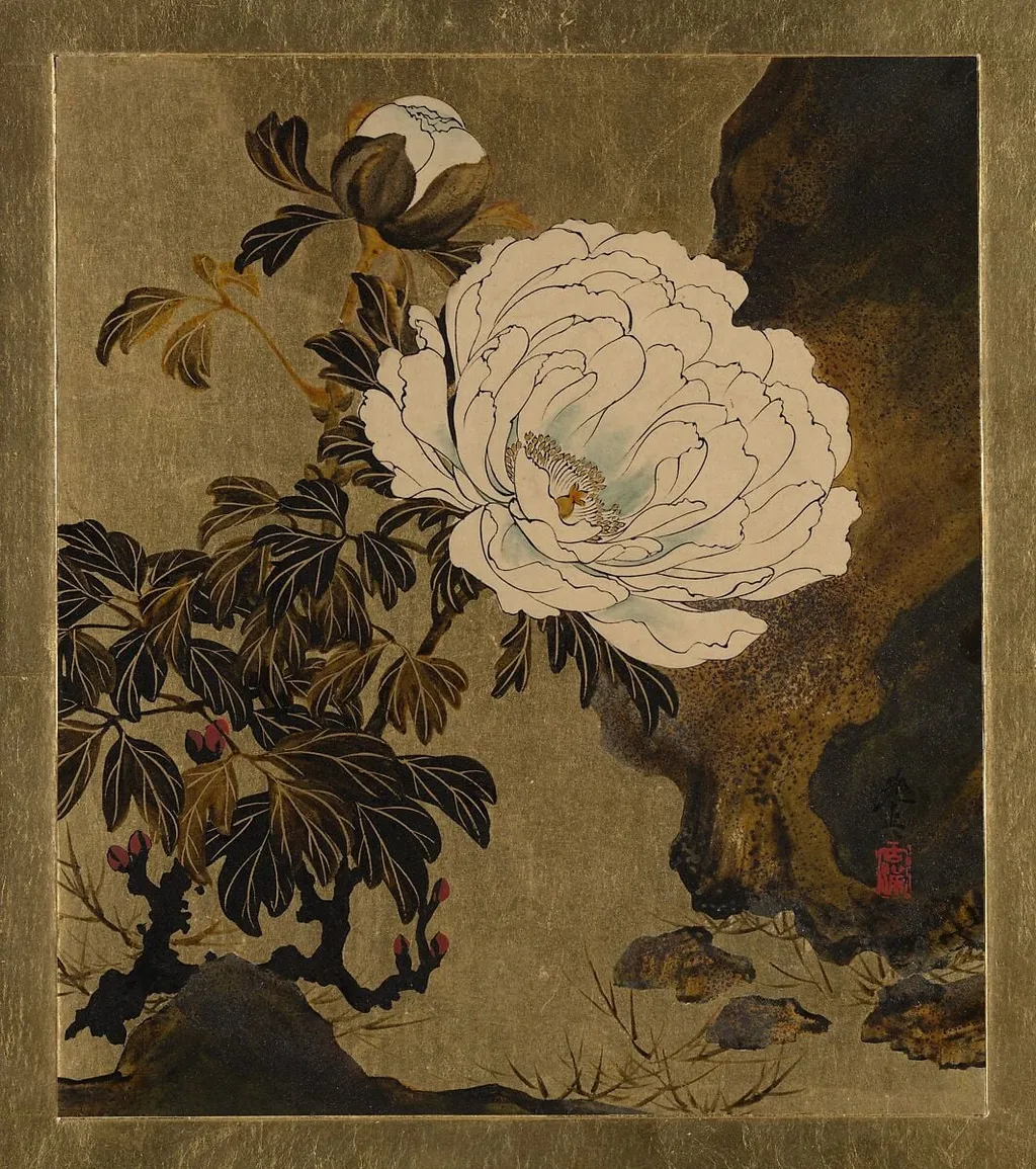 Untitled, by Shibata Zeshin, gold, 1882