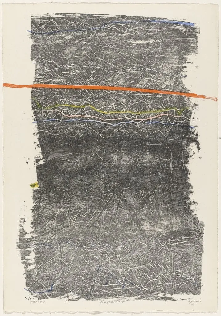 Untitled, by Shigeru Izumi, ink, 1961