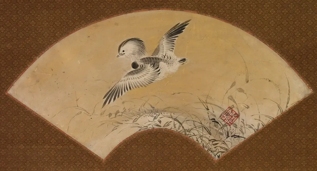 Duck in Flight, by Shikibu Terutada