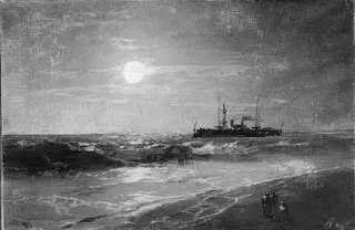 Ship by Moonlight, by Ivan Aivazovsky