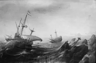 Shipwreck in Stormy Weather
