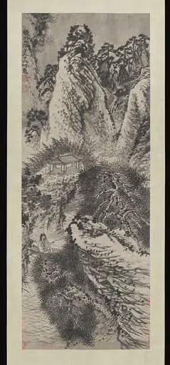 清  石濤(朱若極)  黃山三十六峰意圖  軸|Thirty-six Peaks of Mount Huang Recollected, by Shitao