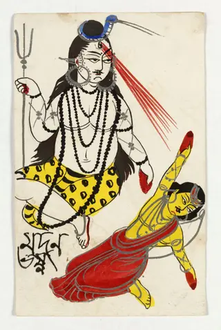 Shiva and Kama (Madana)