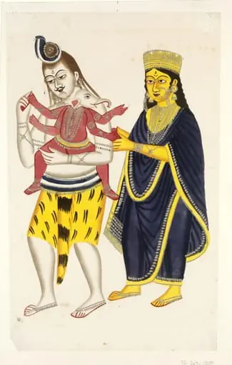 Shiva, Parvati and Ganesha