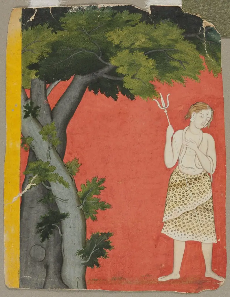 Shiva Under Trees, 1790