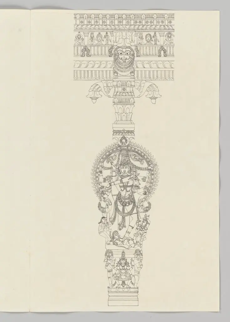 Shiva Urdhvatandava, 1800