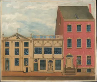 Shop and Warehouse of Duncan Phyfe, 168–172 Fulton Street, New York City, by John Rubens Smith