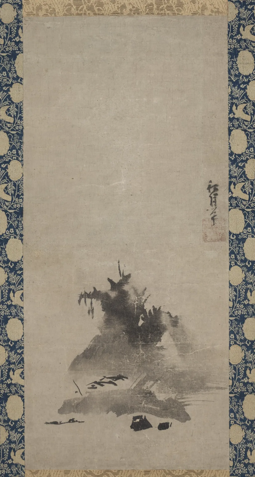 Haboku (Flung-ink) Landscape, by Shūgetsu Tōkan, unspecified, 1510