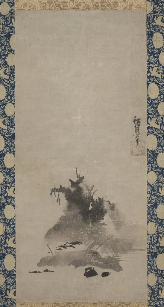 Haboku (Flung-ink) Landscape, by Shūgetsu Tōkan