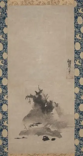 Haboku (Flung-ink) Landscape