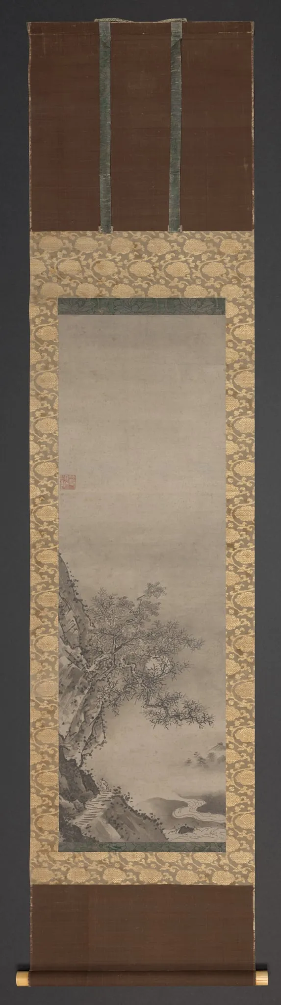 Landscapes with Figures (one of a pair), by Shūgetsu Tōkan, unspecified, 1500
