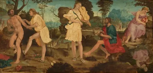Apollo and Marsyas, by Sienese 16th Century
