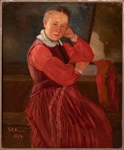 Nainen Sippolasta, by Sigfrid August Keinänen