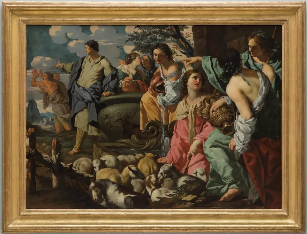Moses and the Daughters of Jethro, by Sigismondo Coccapani