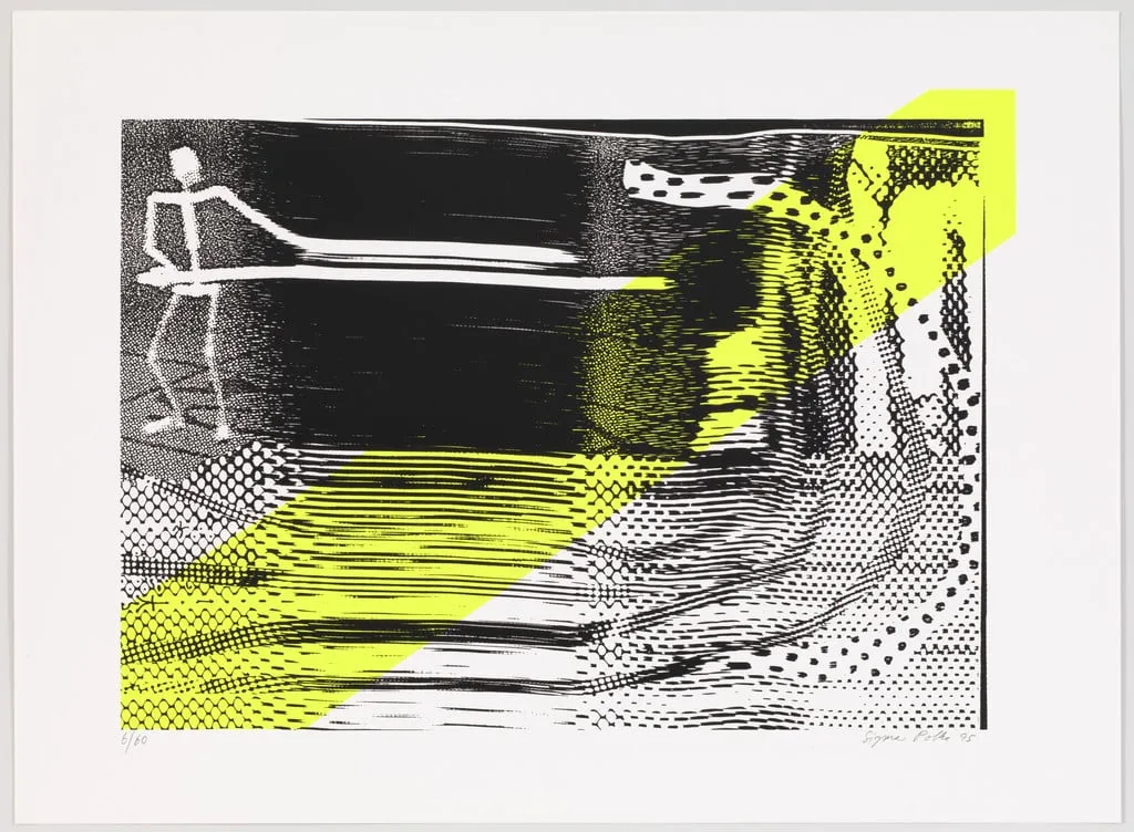 Untitled, by Sigmar Polke, ink, 1995