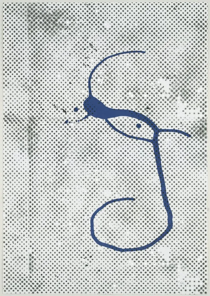 Untitled, by Sigmar Polke, ink, 1988