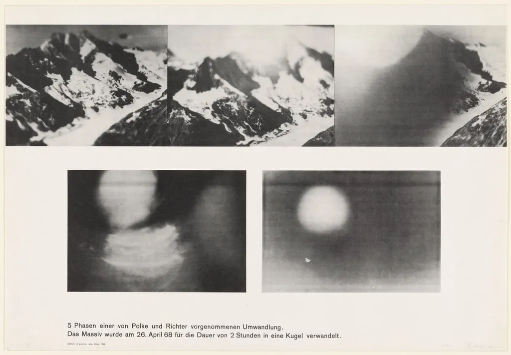 Untitled, by Sigmar Polke Gerhard Richter, ink, 1968