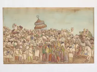 Sikh marriage procession
