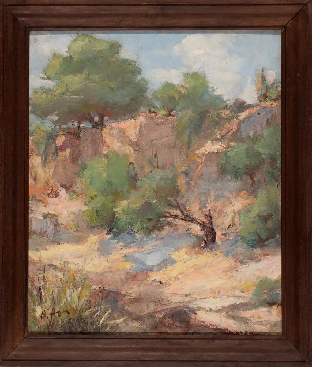 Landscape, by Silver Umbertos, unspecified, 1904