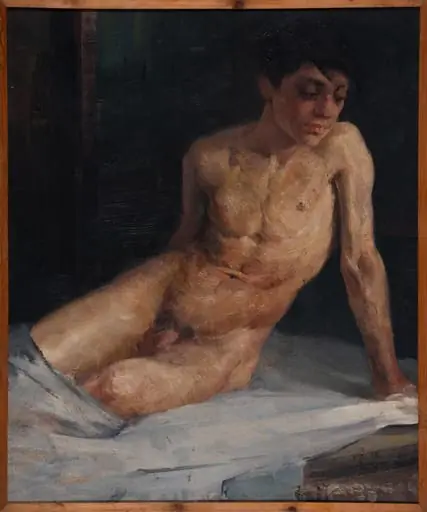 Male nude study, by Silver Umbertos