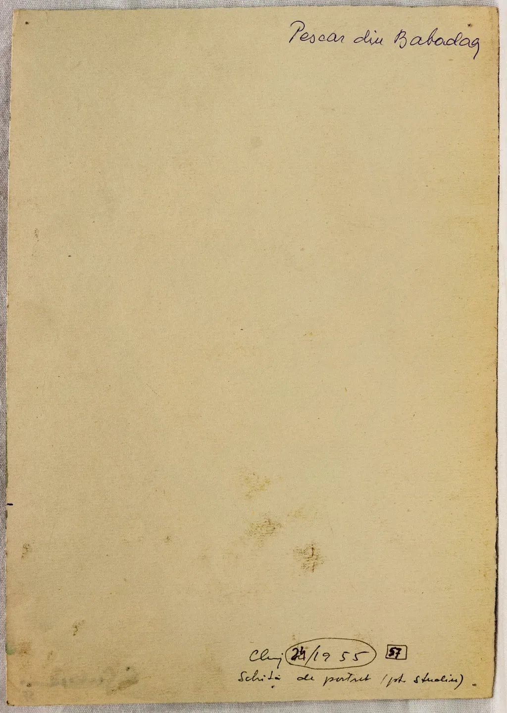 Pescar din Babadag (schiță de portret - pentru studiu), by Silvia Șerban, unspecified