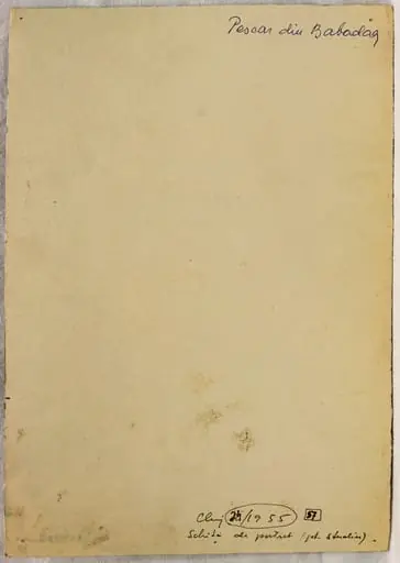Pescar din Babadag (schiță de portret - pentru studiu), by Silvia Șerban