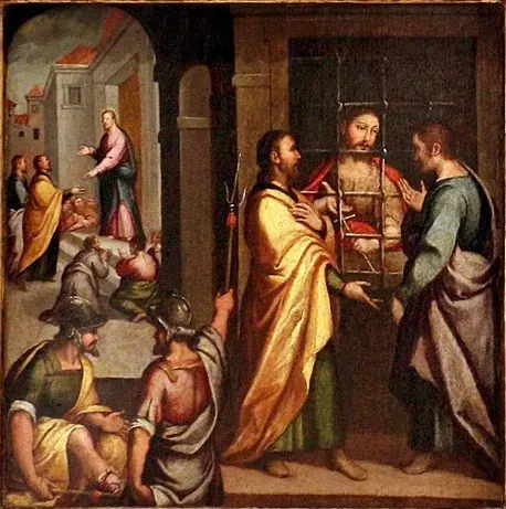 Imprisonment of St John the Baptist, by Simão Rodrigues
