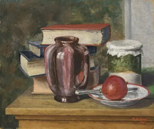 Natura statică cu borcan, by Simion A. Iuca