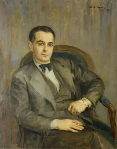 Portret de bărbat, by Simion A. Iuca