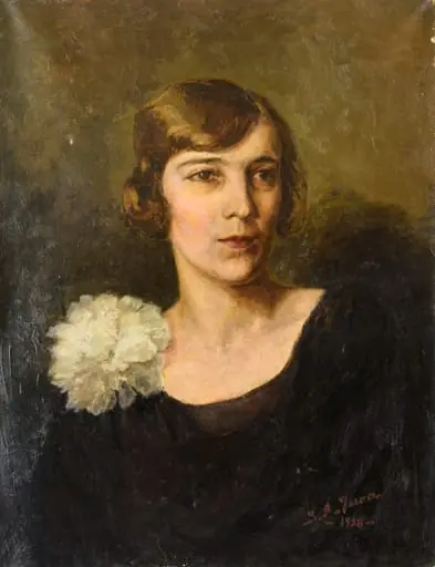Portret de femeie, by Simion A. Iuca