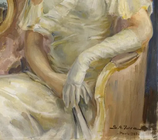 Rochia albă – Portretul doamnei Costes, by Simion A. Iuca