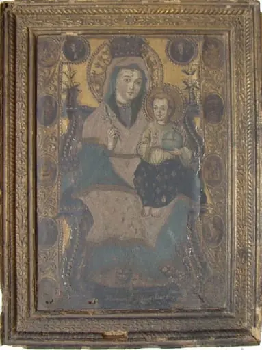 Maica Domnului cu Pruncul, floarea neveștejită, by Simion Silaghi-Sălăgeanu