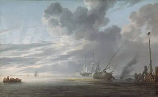 Estuary at Day's End, by Simon de Vlieger